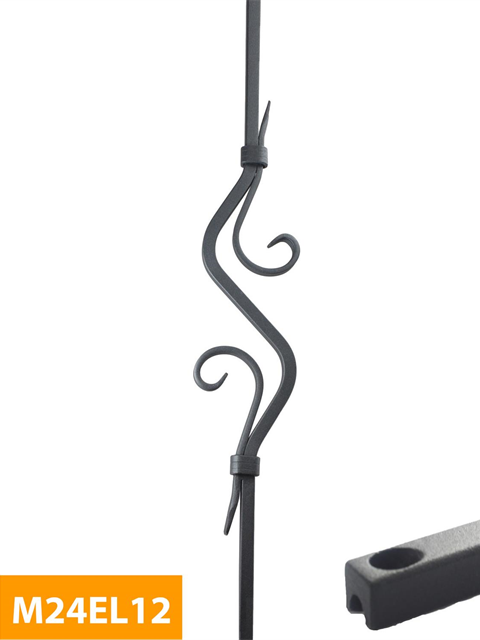what 12mm Square Extra Long Decorative Level Baluster - M24EL12