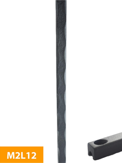 purchase 12mm-square-Hammered-Level-Mild-Steel-Baluster-M2L12