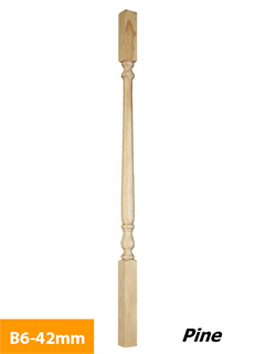 purchase 42mm-Pine-Timber-Baluster-Square-Turned-B6-42