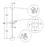 how 12mm Square Single Knuckle Rake Baluster - M6R12H