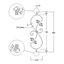 who 12mm Square S-Scroll Panel Level Baluster - M11R12