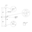 where 12mm square Single Knuckle Level Baluster - MS6L12H
