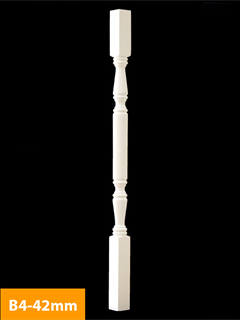 buy B4-42-mm-Poplar-Primed-Timber-Baluster-