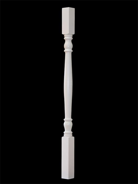 how 42mm Turned American Poplar Primed Timber Baluster - B1-42