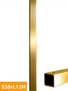 obtain Baluster, SSB1L12H, Level, 304,PVD Brushed Brass