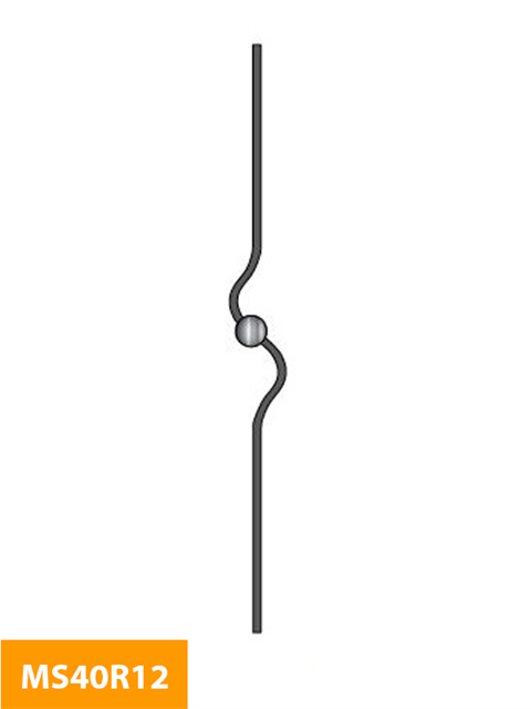 what 12mm square Decorative Rake Baluster - MS40R12