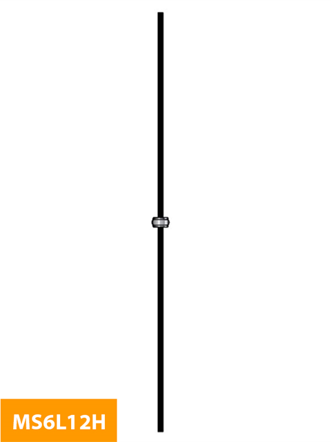 who 12mm square Single Knuckle Level Baluster - MS6L12H