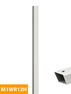 obtain Baluster, M1WR12H Rake, White