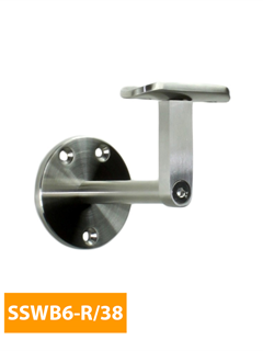 purchase Wall-Mounted-80mm-Round-Handrail-Bracket-with-38mm-Curved-Top-SSWB6-R-38